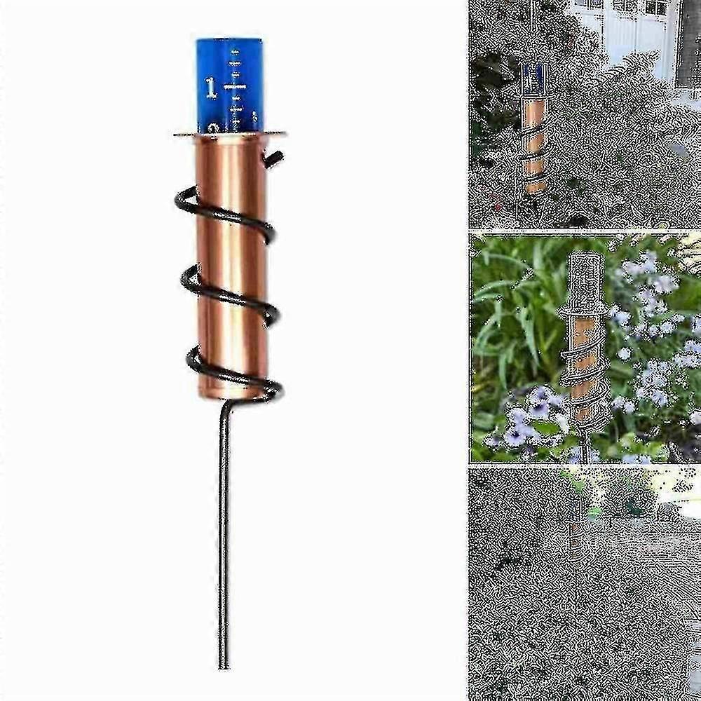 Rain Gauge Copper Accurate Floating Rain Gauge For Yard Garden