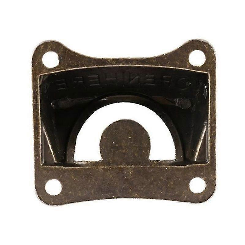 Bronze square wall mounted bottle opener