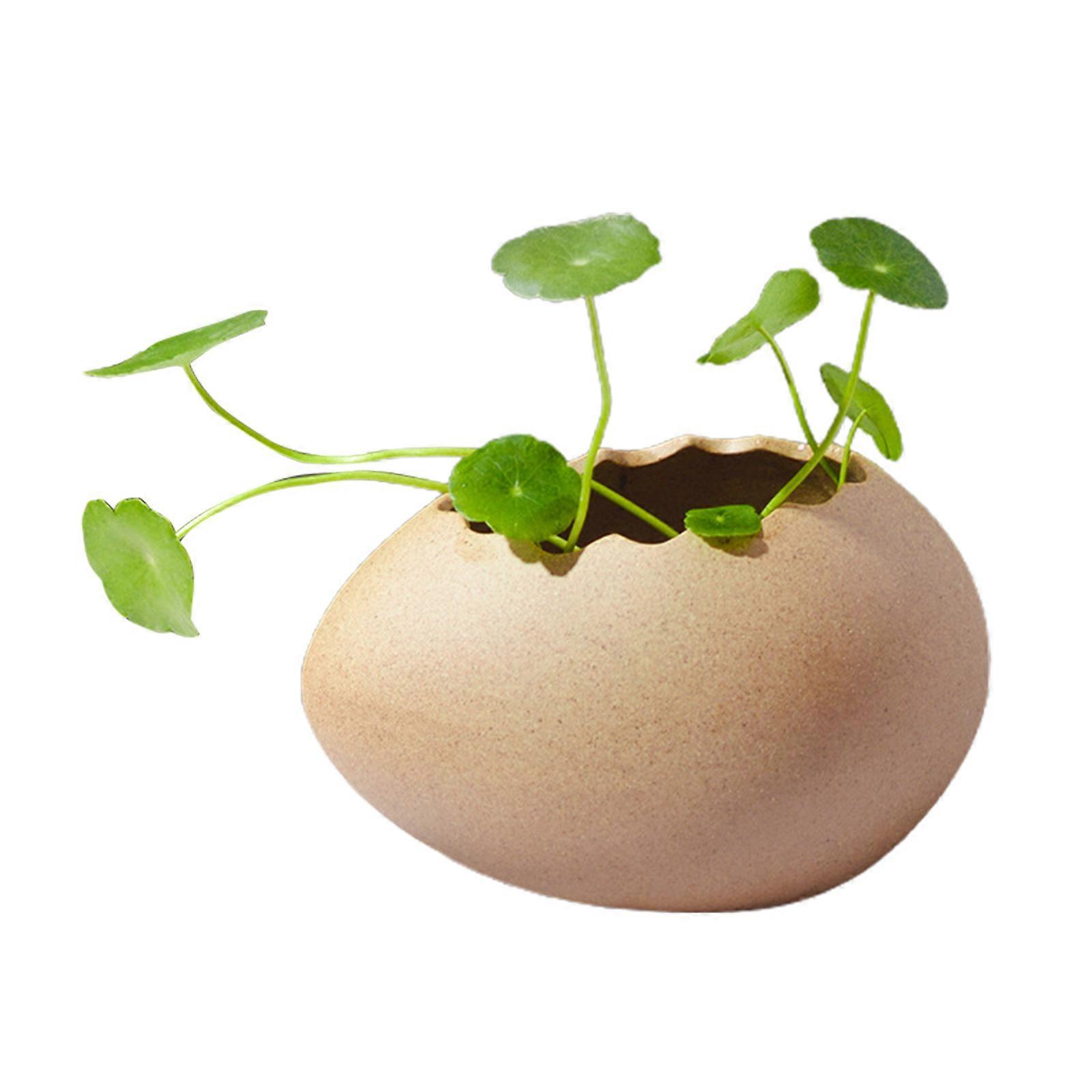 Creative Imitation Eggshell Vase for Decor