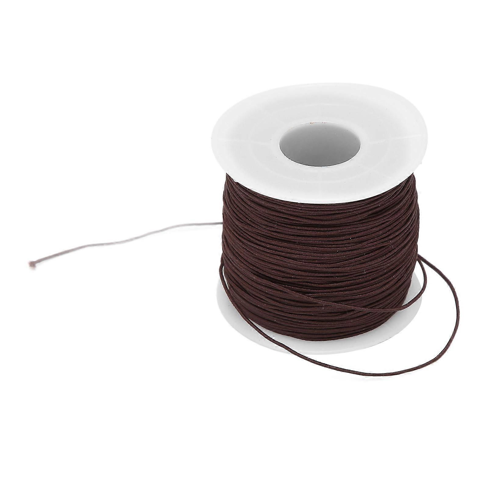 Elastic Thread DIY Production Soft Touch Satin Gloss Lightweight Portable Cord Elastic