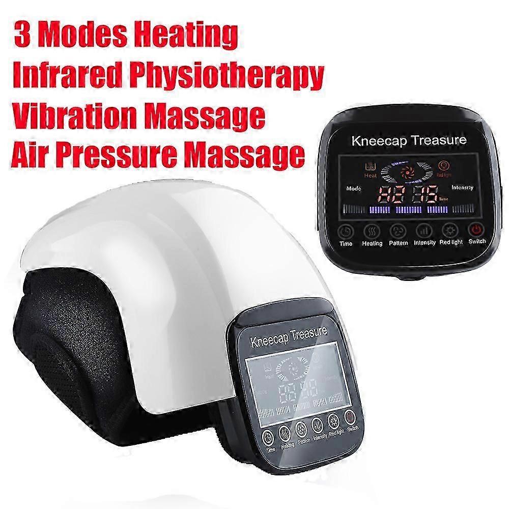 Wireless Heating Knee Massager Infrared Physiotherapy Vibration Massage Kneecap Brace Relieve Rheumatic Arthritis Pain For Knee