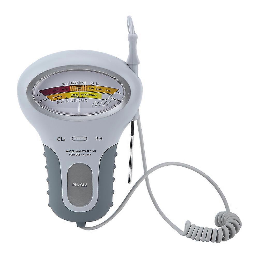 Water Quality Tester PH/CL Meter CL2 Chlorine Tester Water Detector for Swimming Pool Aquarium