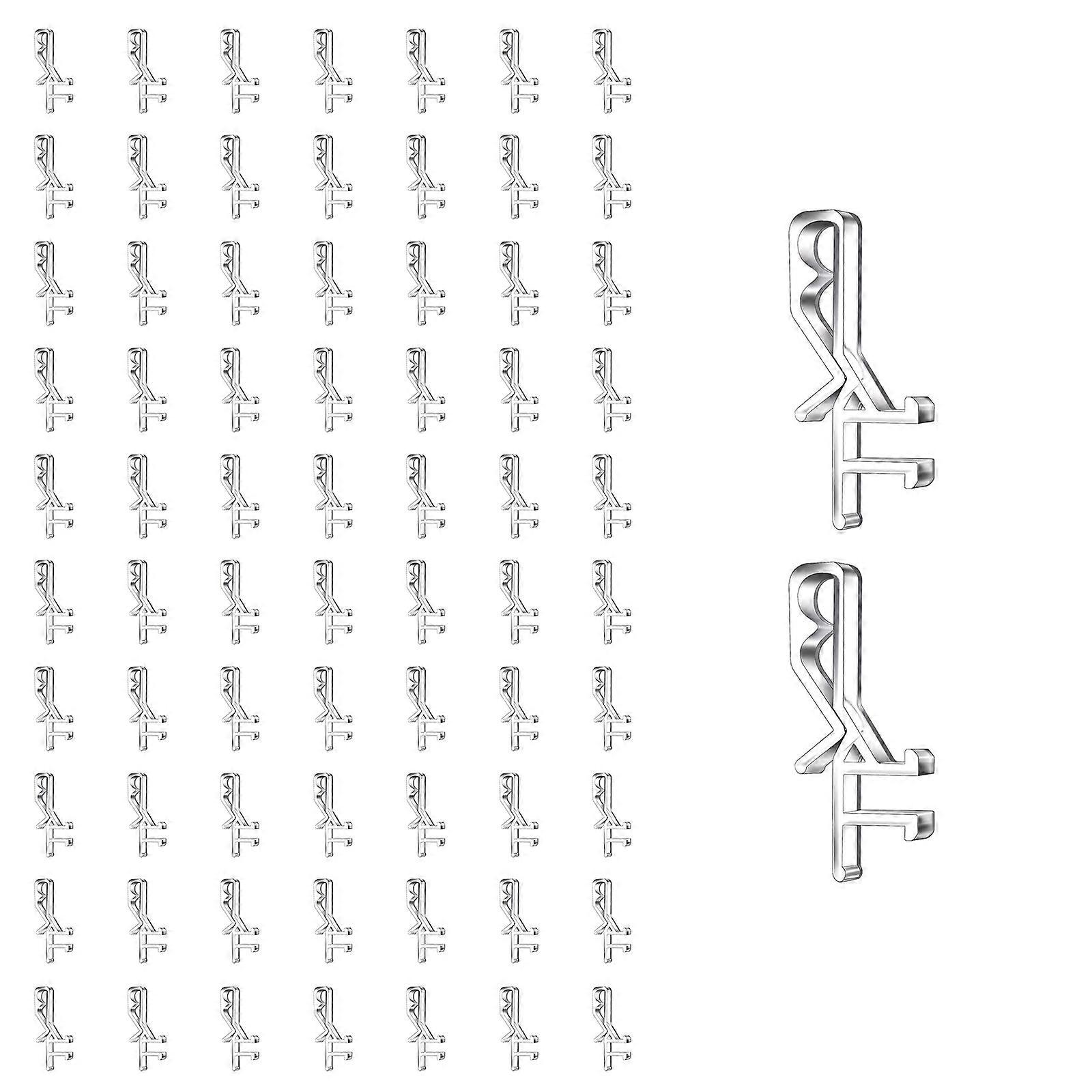 Clear Invisible Channel Valance Clips for Horizontal Window Blind Invisible Retainer Holers Easy Installation 24/72Pcs