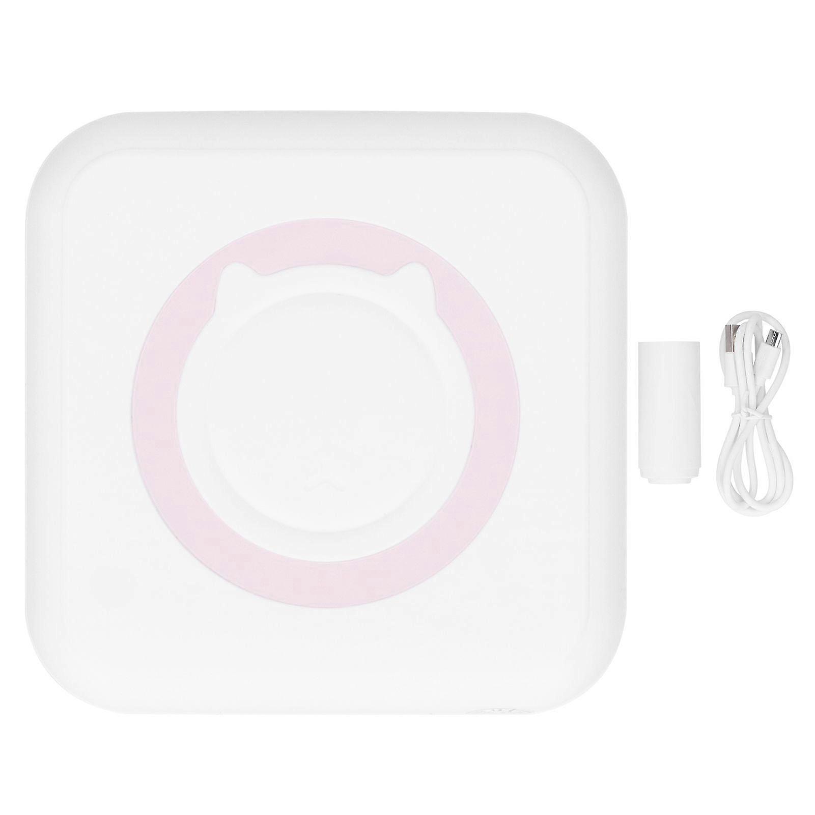 Mini Printer Thermal Portable Wireless Bluetooth Label Wrong Question Printing 200dpiPink