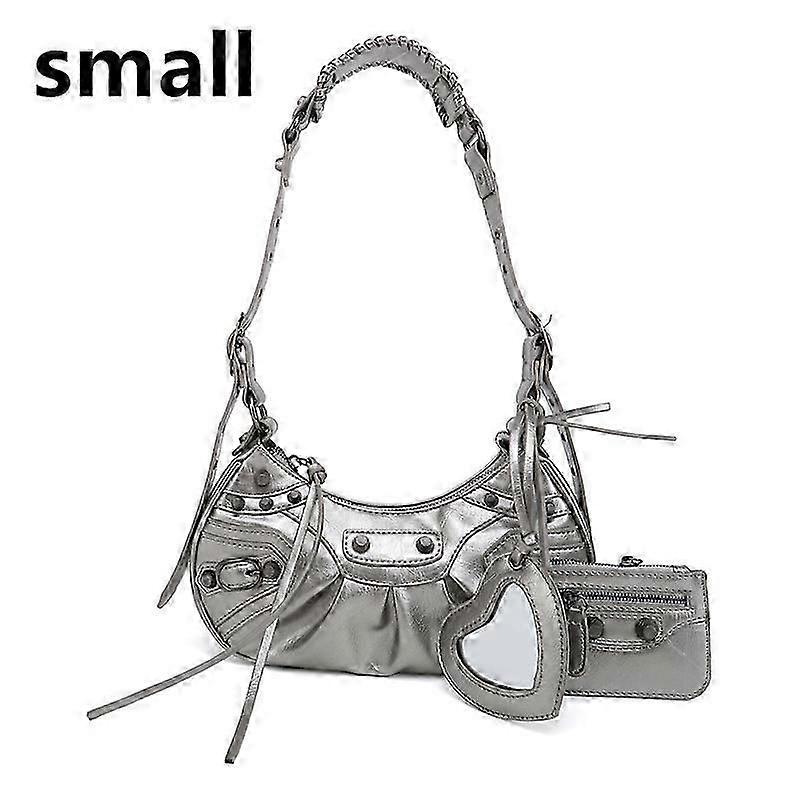 أزياء دراجة نارية حقيبة يد بو الجلود الكتف حقيبة كروسبودي صغيرة جديدة الخريف والشتاء حقائب المرأة برشام رسول حقائب