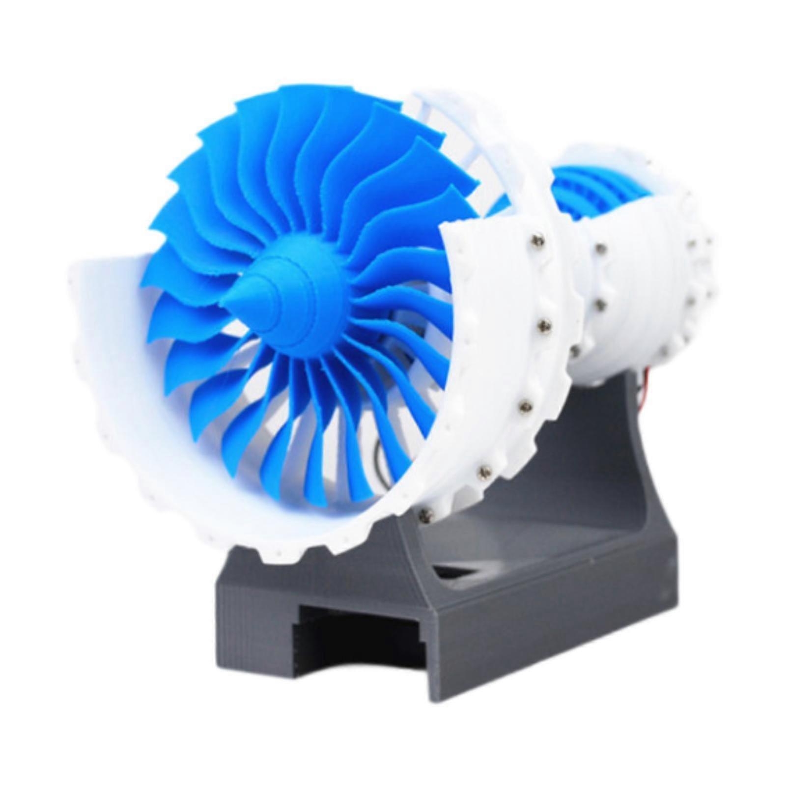 3D Printer Aviation Engine Model Gift Mechanical Learning Tool with Electric