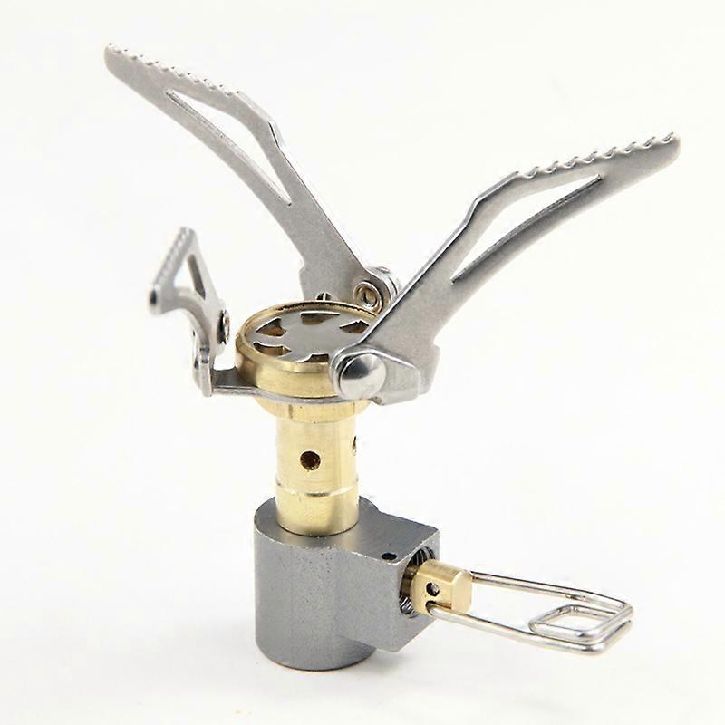 Outdoor Mini Stove Head Portable Camping Equipment Foldable Picnic Stove Ultralight Gas Propane Adapter Burner Hiking