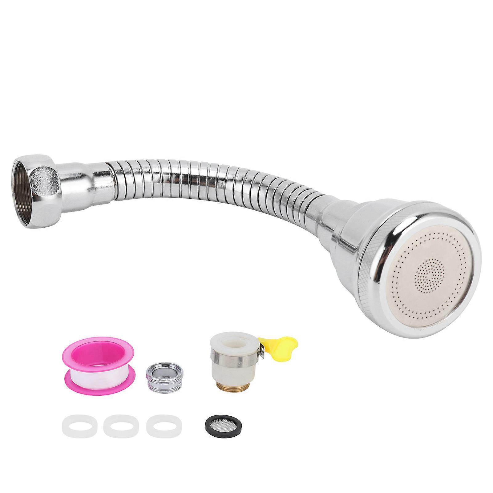 Faucet Sprayer Head PressurizedTap Head Rotatable Filter Nozzle Faucet Aerator Water 18x5x5cm
