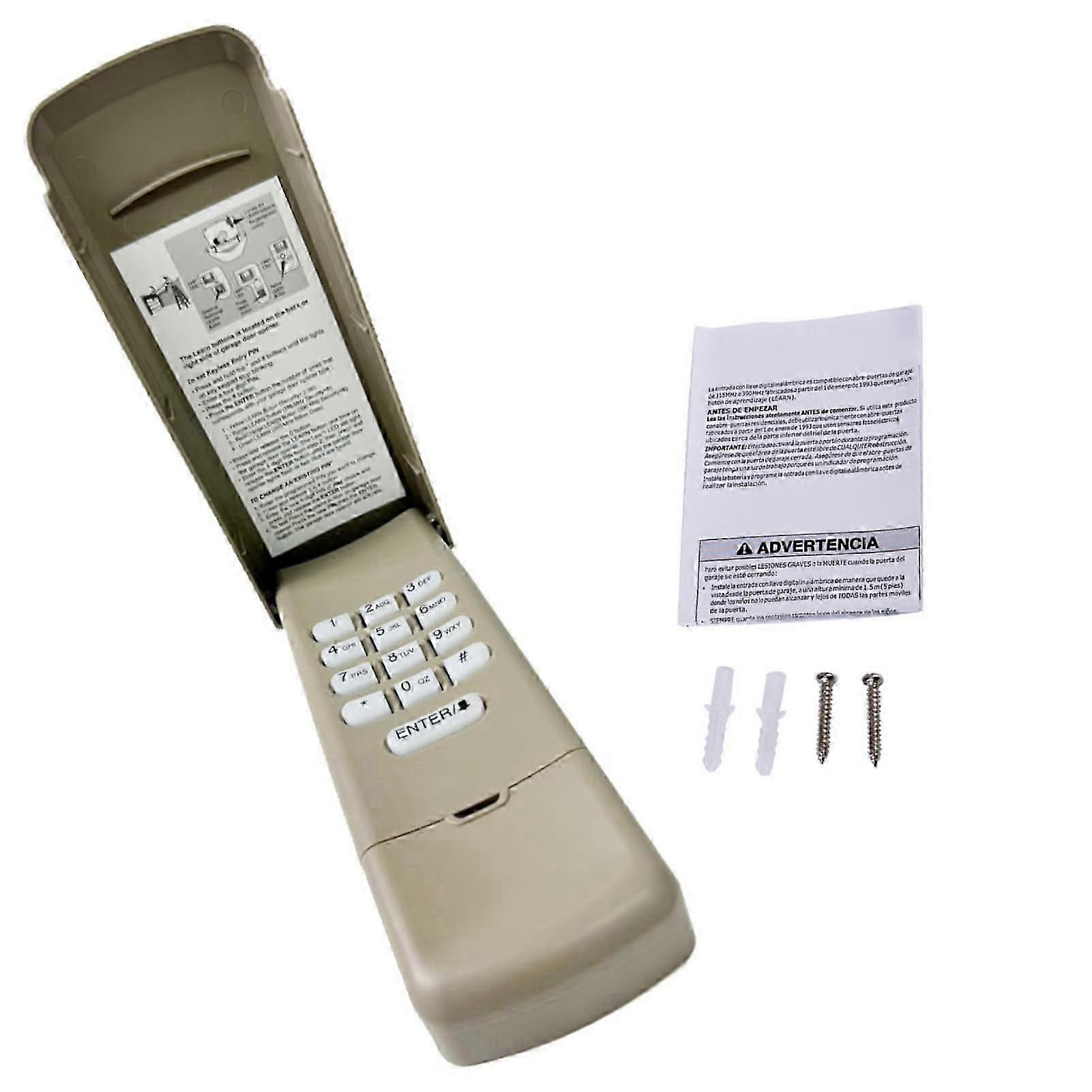 Garage Door Opener Keypad Safe and Reliable Wireless Keyless Entry Keypad for Chamberlain 740CB 750CB 756CB 850CB 853CB fg2025031702504