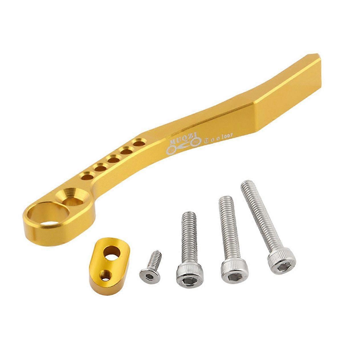 Road Bike Chain Catcher Drop Aluminum Alloy Keeper Bicycle Chain Stabilizer Anti-Drop Chain Guide Gold