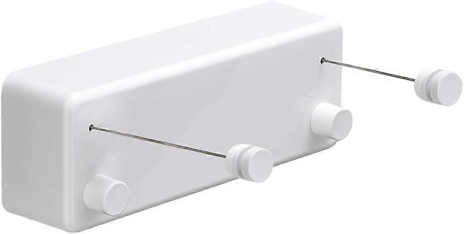 Extendable clothesline, laundry line drying rack for bathroom