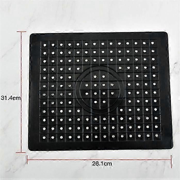 Quick Drain for Non-slip Kitchen Table Soft Rubber Sink Mat Drying Dishes Thermal Insulation Protector