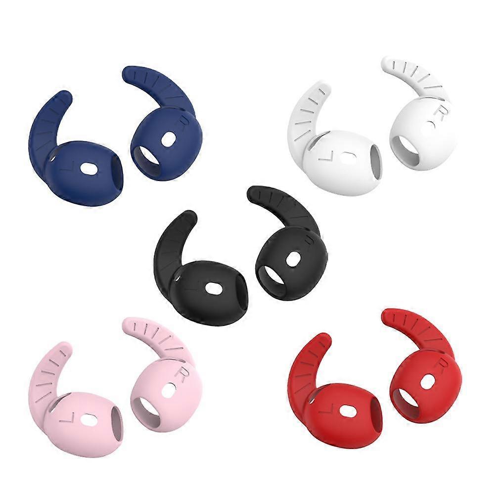5 colors(A)5 set$Applicable to Apple Airpods 4th generation Bluetooth headset with handle earplugs anti-lost ear hook solid color new 2024 ear cap