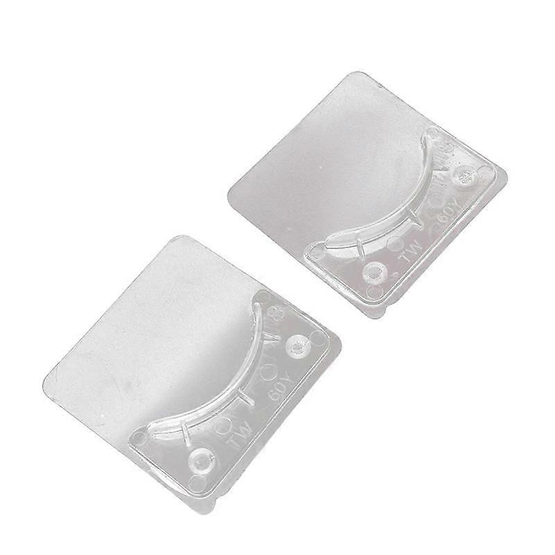 2pcs Self Adhesive Curtain Rod Bracket Nail-Free Adjustable Holder Clamp Hooks No Drilling Bracket