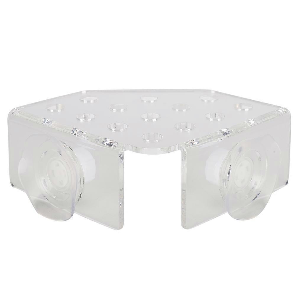 13 Hole Aquarium Fish Tank Coral Rack Bracket Acrylic Frag Rack for Coral Species Compatibility and Custom Aquascaping