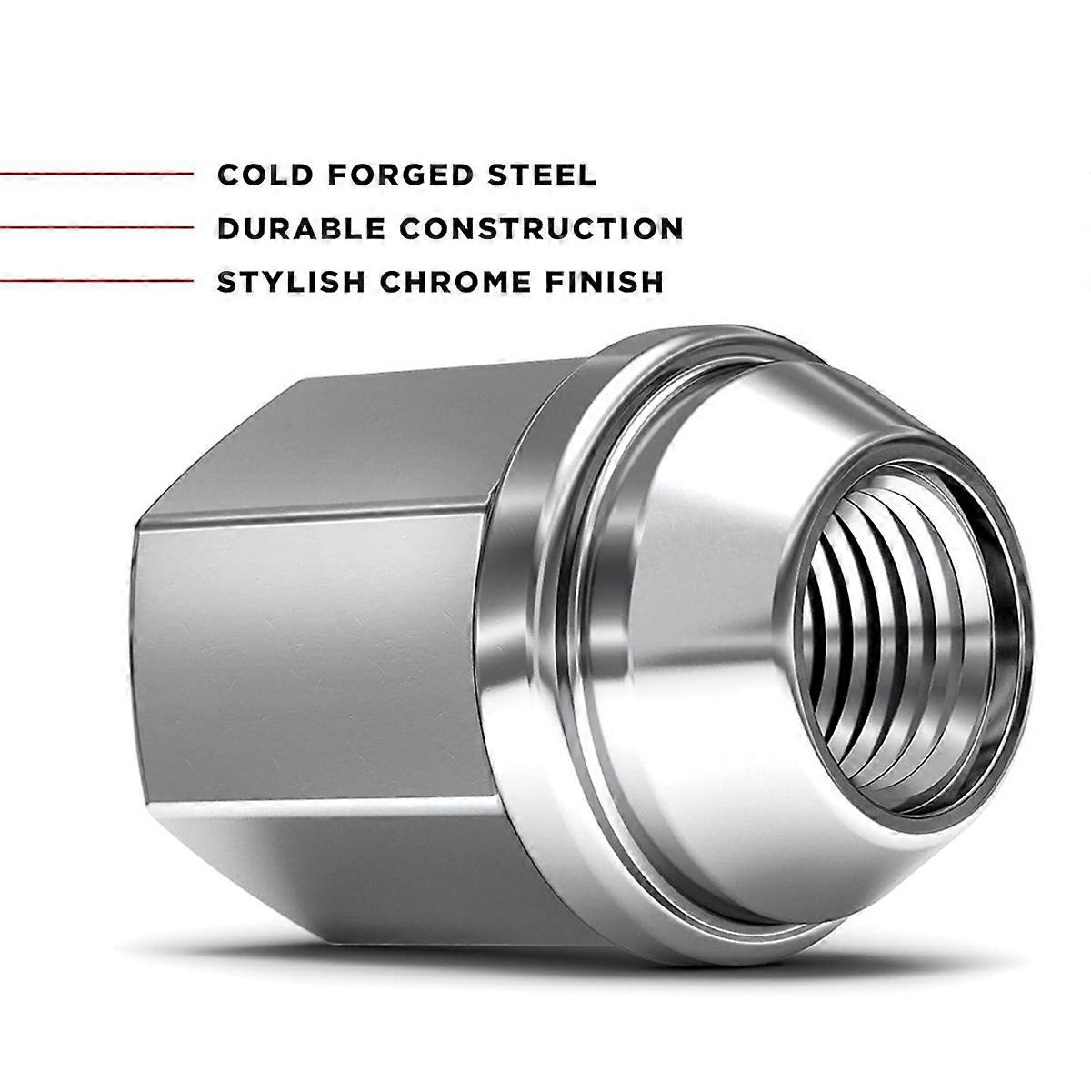 M14x1.50 Duplex Bulge Lug Nut for Select Chevy/Chrysler/Dodge/Ram