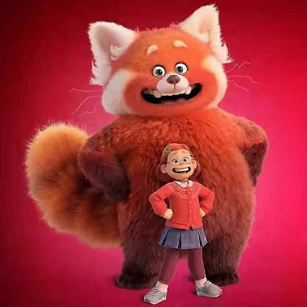 Turning Red Plüsch Spielzeug Rot Panda Stofftier Süß Rot Panda Plüsch Puppe Süßer Waschbär Plüsch