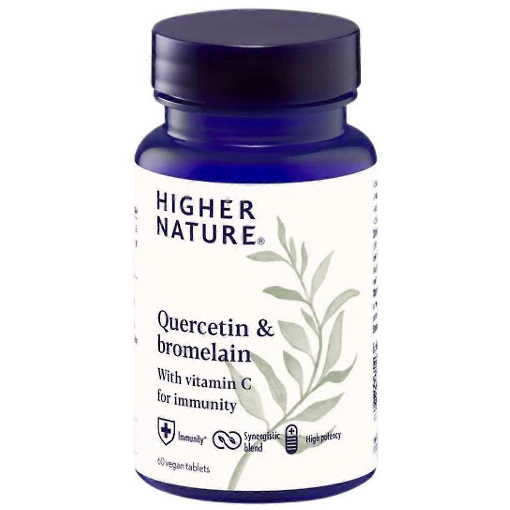 Higher Nature Quercetin & Bromelain Tablets 60 (QUE060)