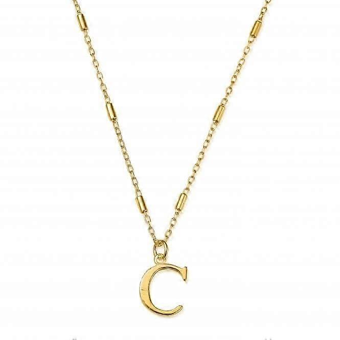 Gold Iconic Initial C Necklace GNCC4041C