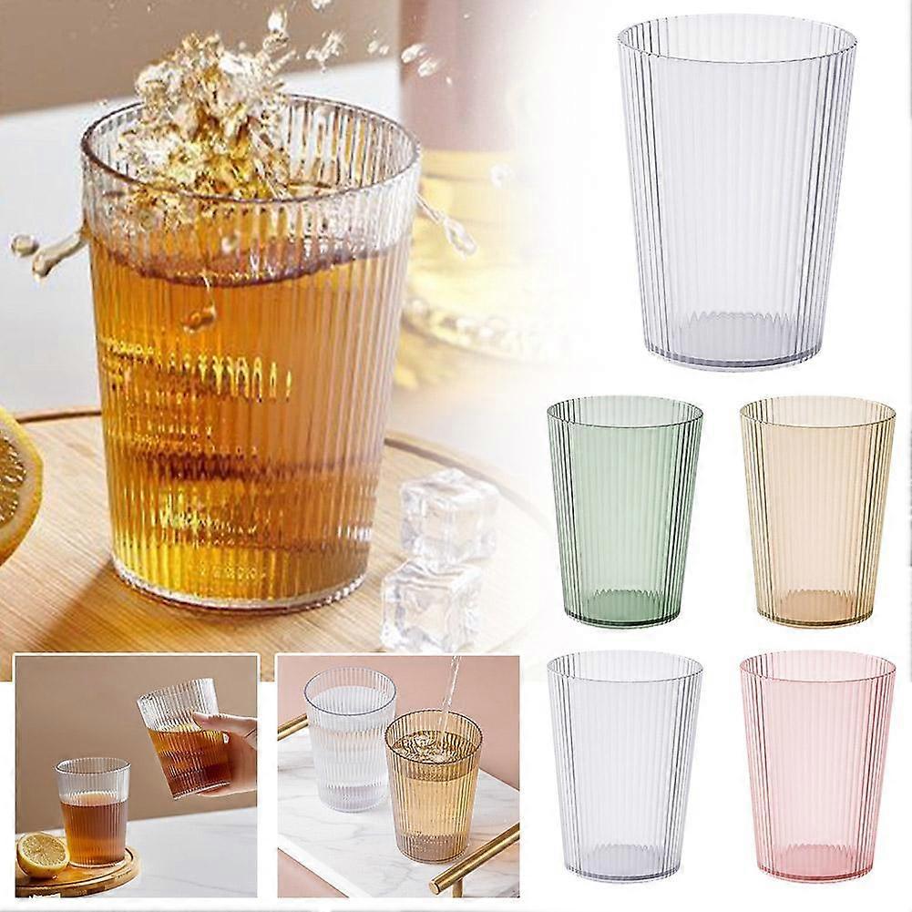 Tazza ergonomica di tendenza di alta qualità con denti superiori, semplice, 380 ml, trasparente, per coppie.