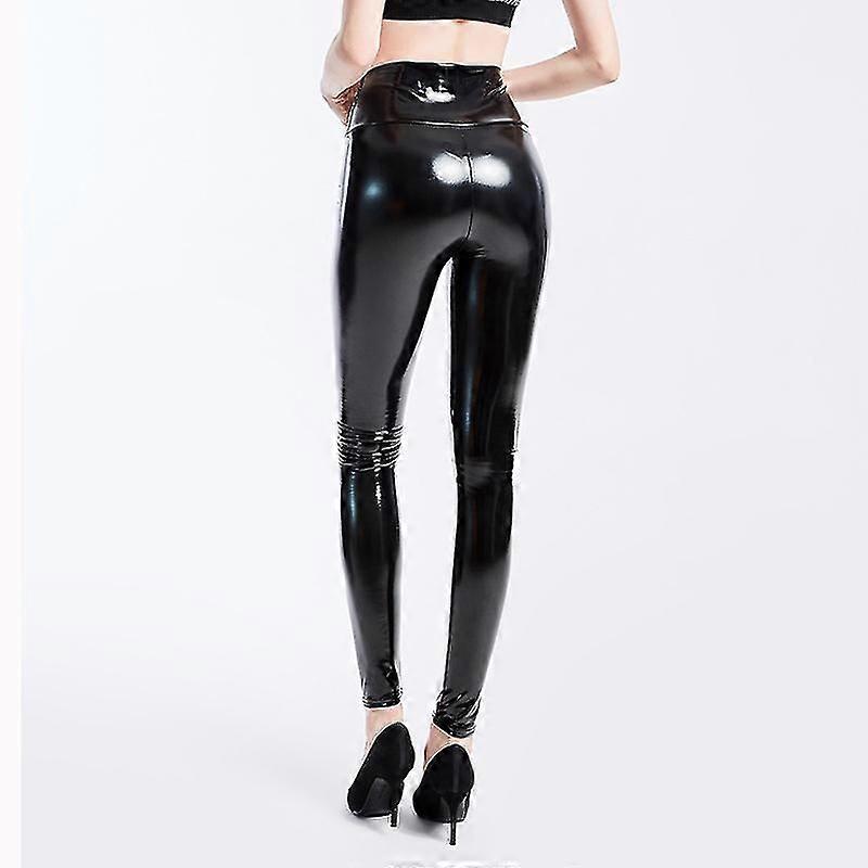 Dames Vinyl Leggings Dxldv
