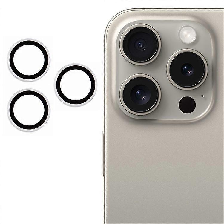 X-LEVEL AR Spotlight Series Compatible For iPhone 16 Pro / 16 Pro Max Individual Lens Protector Set Tempered Glass
