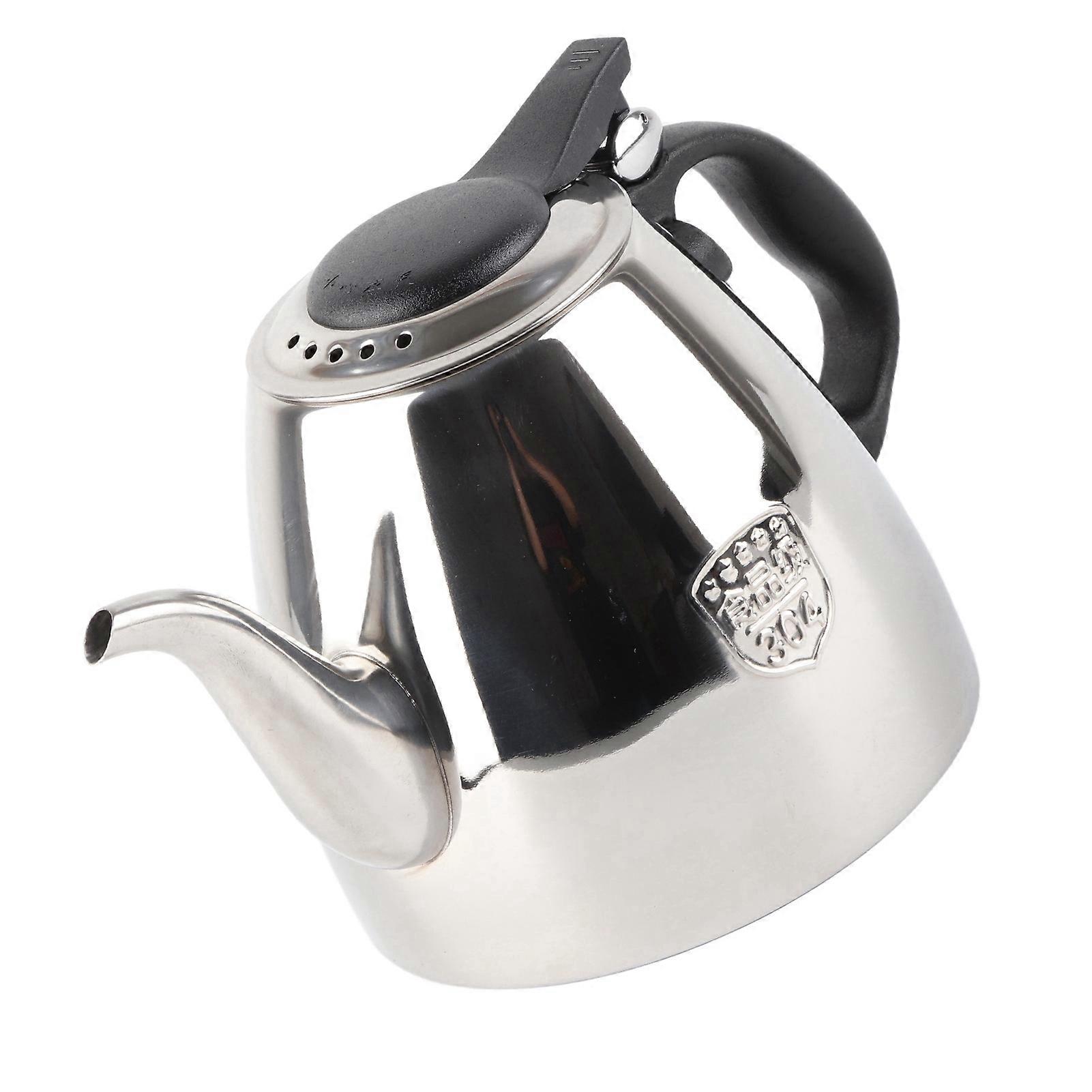 Induction Cooker Teapot, Gooseneck Pour Over Coffee Kettle, Gooseneck Pour Over Coffee Kettle with Flow Control, Stainless Steel Water Kettle, Tea Pot