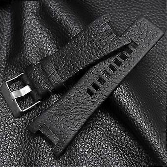 32mm Notched Leather Band Compatible with Diesel Watches DZ1216 DZ4246 and DZ4287