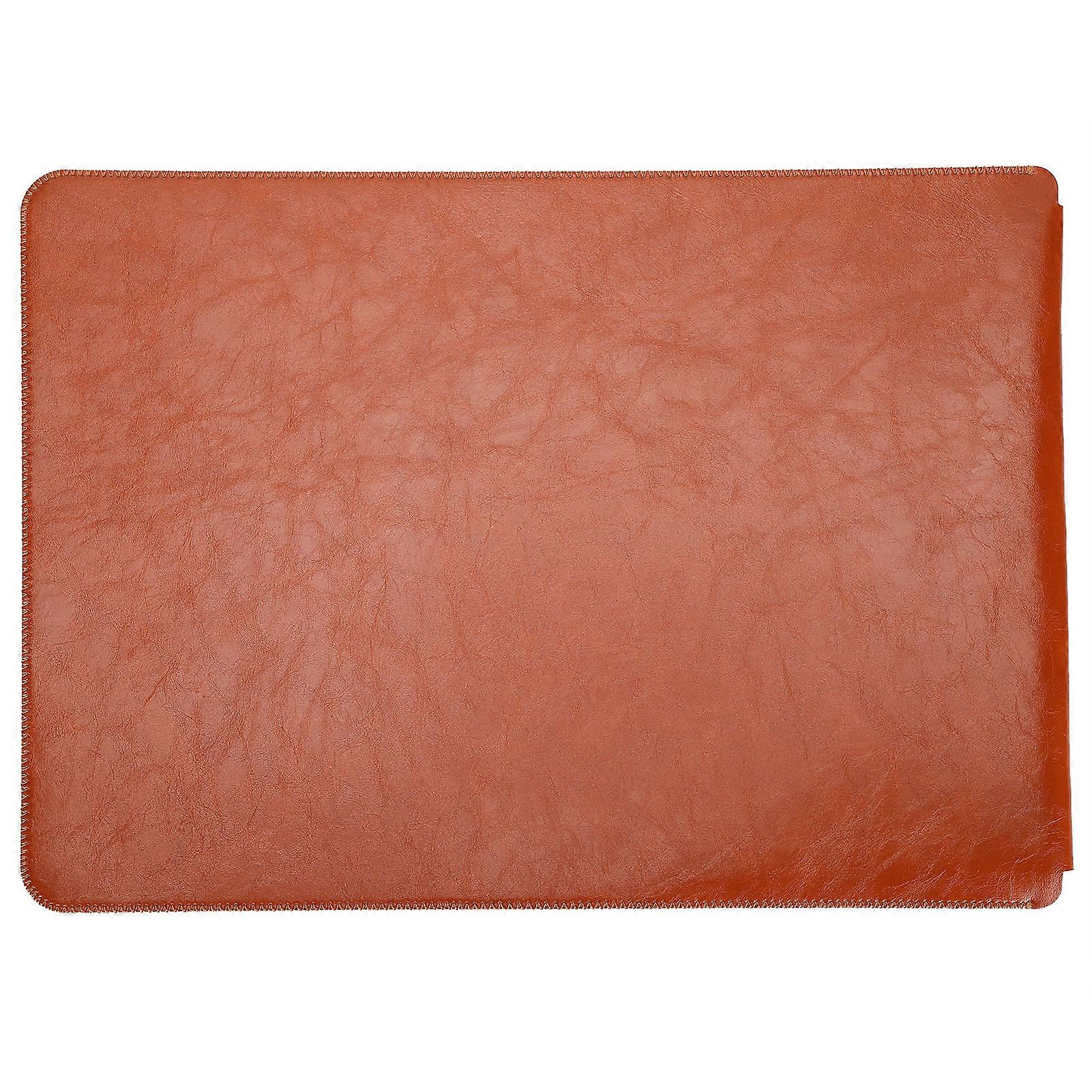 Laptop Sleeve 15.4In Wear Aging Resistance Laptop Case Portable Computer Case for MacBook Pro A1398/A1707/A1990Brown