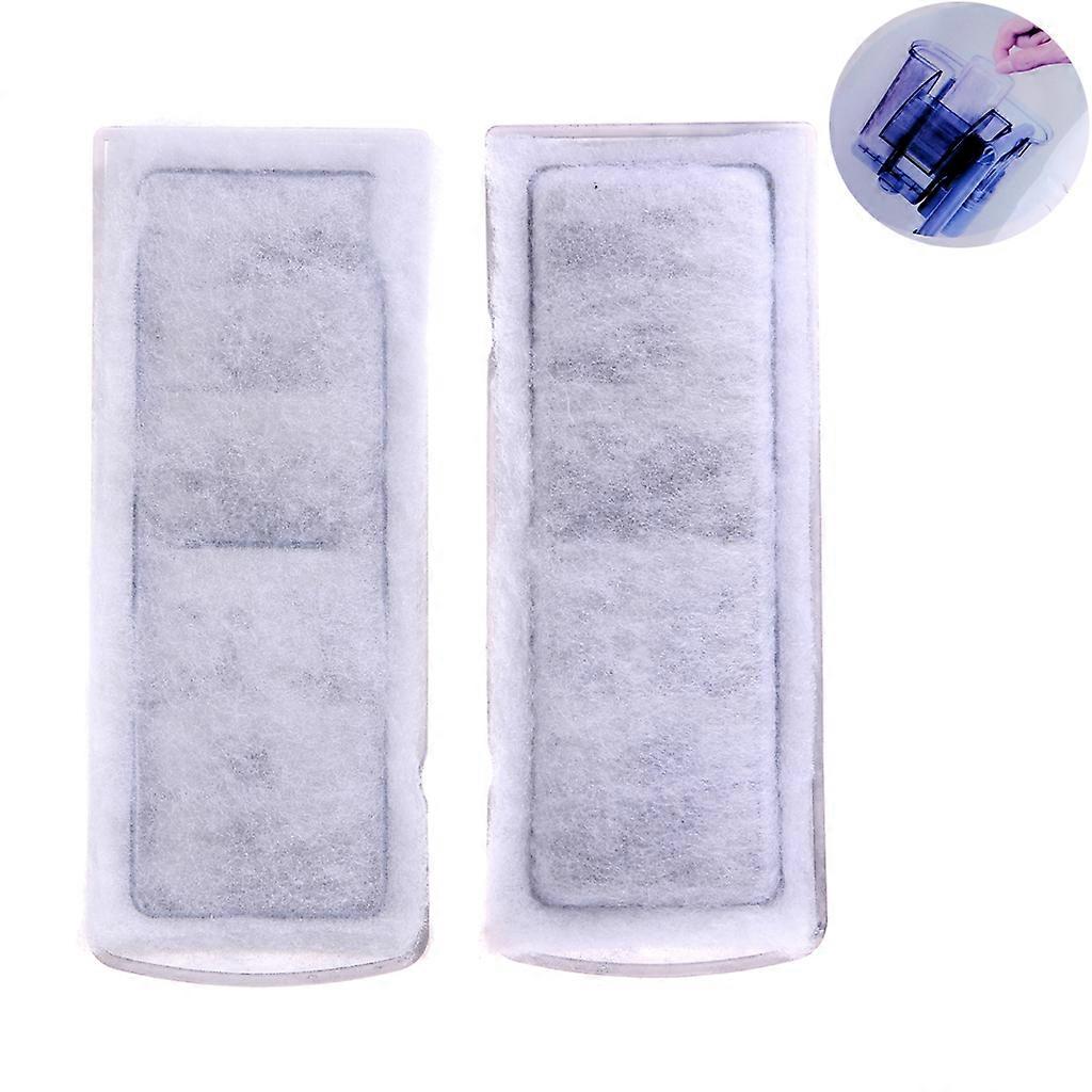 2Pcs Aquarium Filter Pad Replacement Activated Carbon Media Safe Material Compatible with Fish and Reef Aquariums Gray