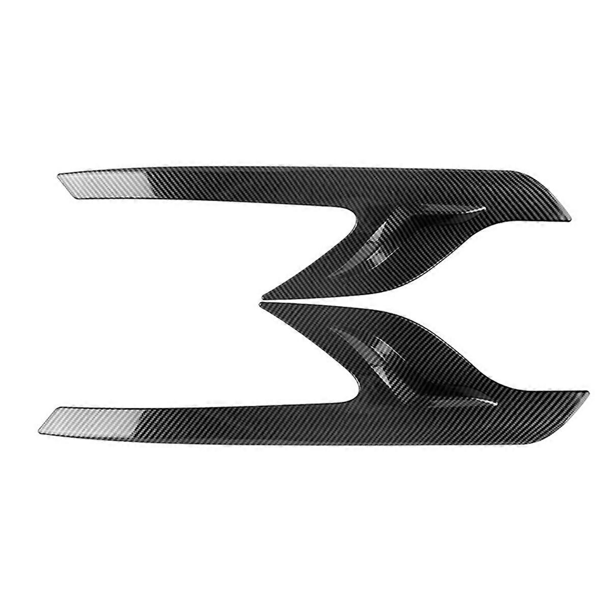 Koplamp Wenkbrauwen Trim Cover voor Alphard 2023+ Koolstofvezel