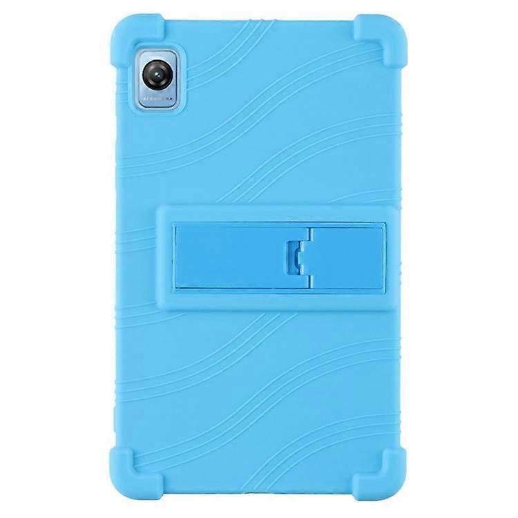 Compatible For Blackview Tab 60 Silicone Tablet Case Scratch-resistant Back Cover with PC Kickstand