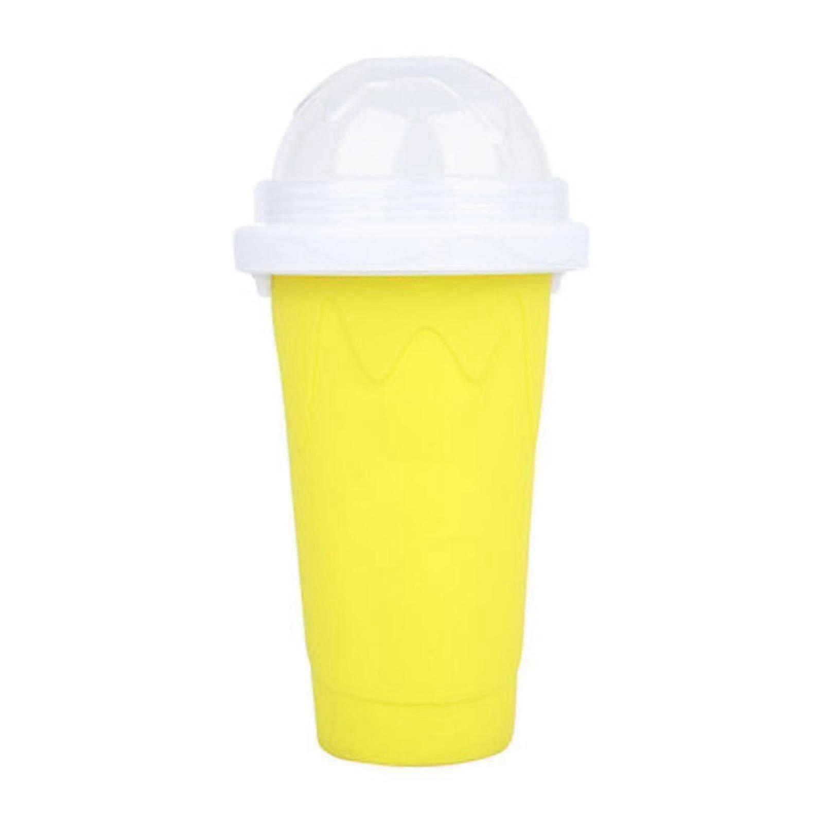 Eco-friendly Double Layer Silicone Slushy Ice Cream Maker for Home Use