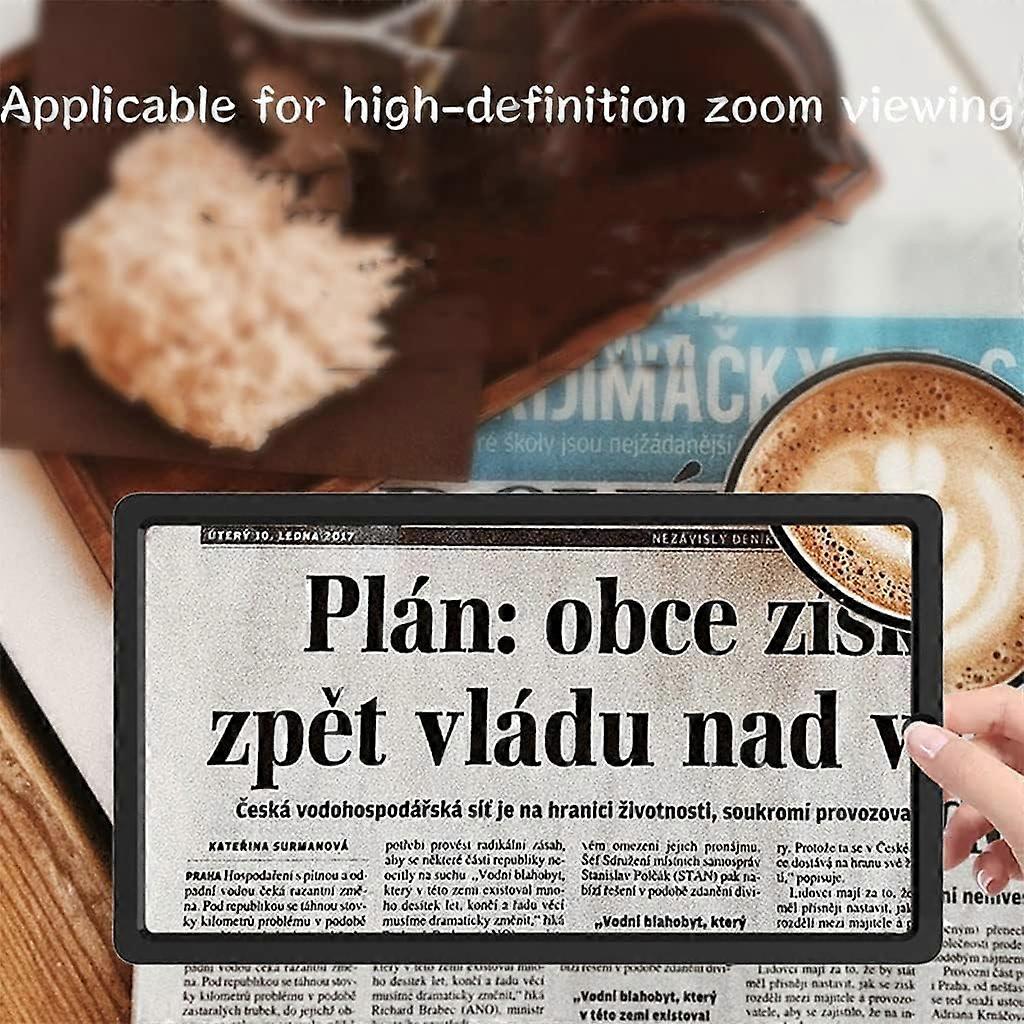 Smartphone Screen Magnifier Stand 3X Magnification, Anti-Reflective, Foldable, Adjustable Angle, White Medium Screen