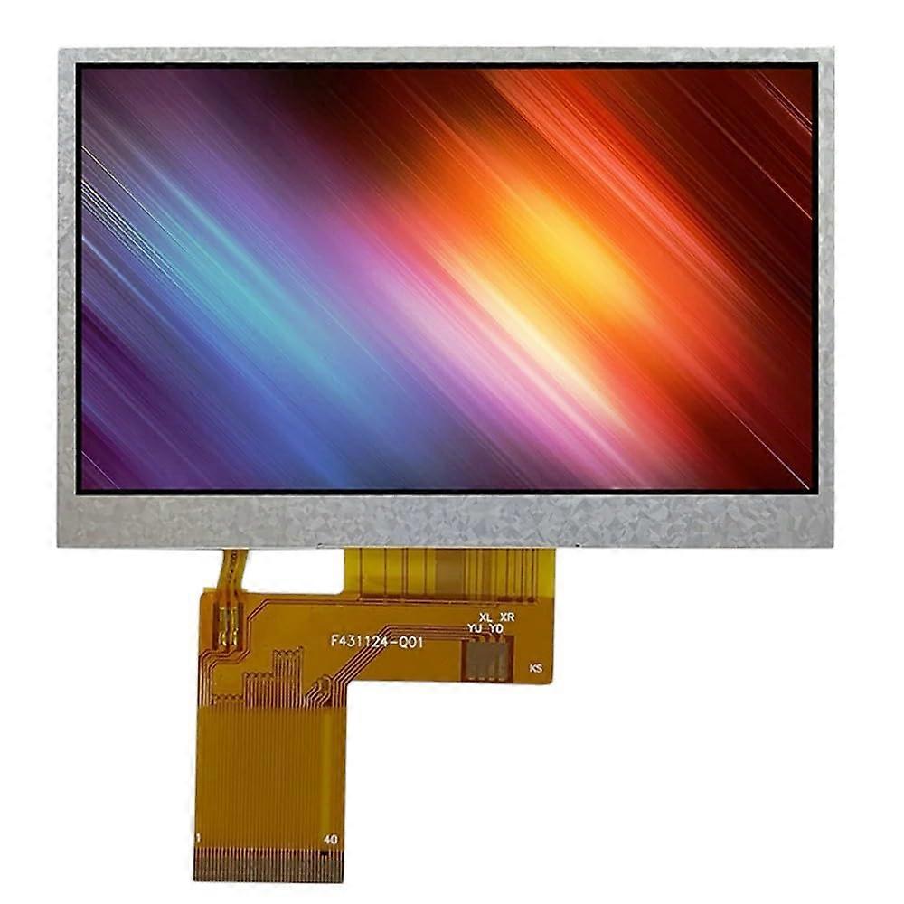 4.3 Inch 480xRGBx272 GC3047 Driver 350 Bright LCD Display Module Without Touch 40PIN RGB