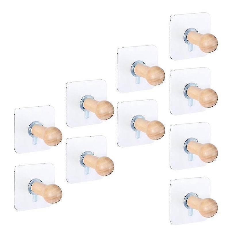 JiaWei 10pcs Solid Wood Hook p2h