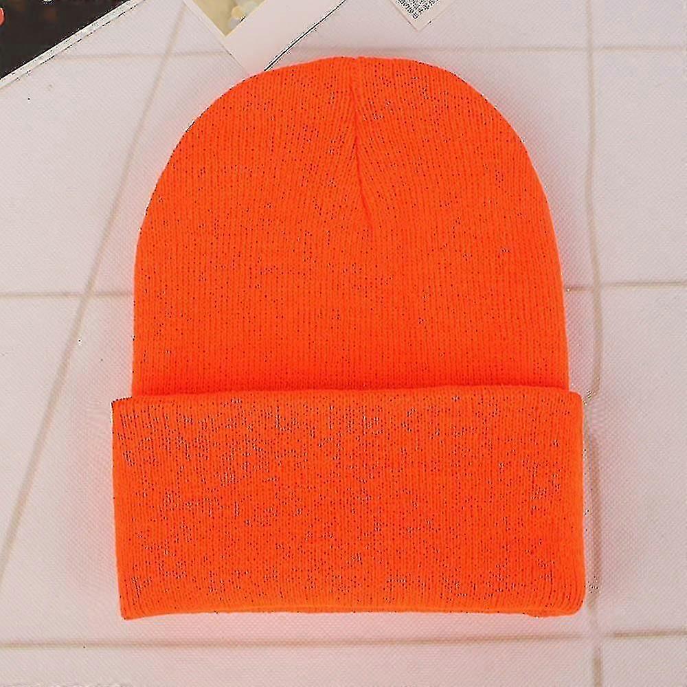 Unisex Solid Wool Knit Autumn, Winter Warm Cap