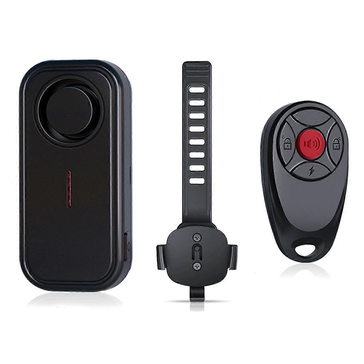 オートバイ盗難警報ワイヤレスIP66防水バイク盗難防止振動バイクセキュリティアラームLEDライト付き