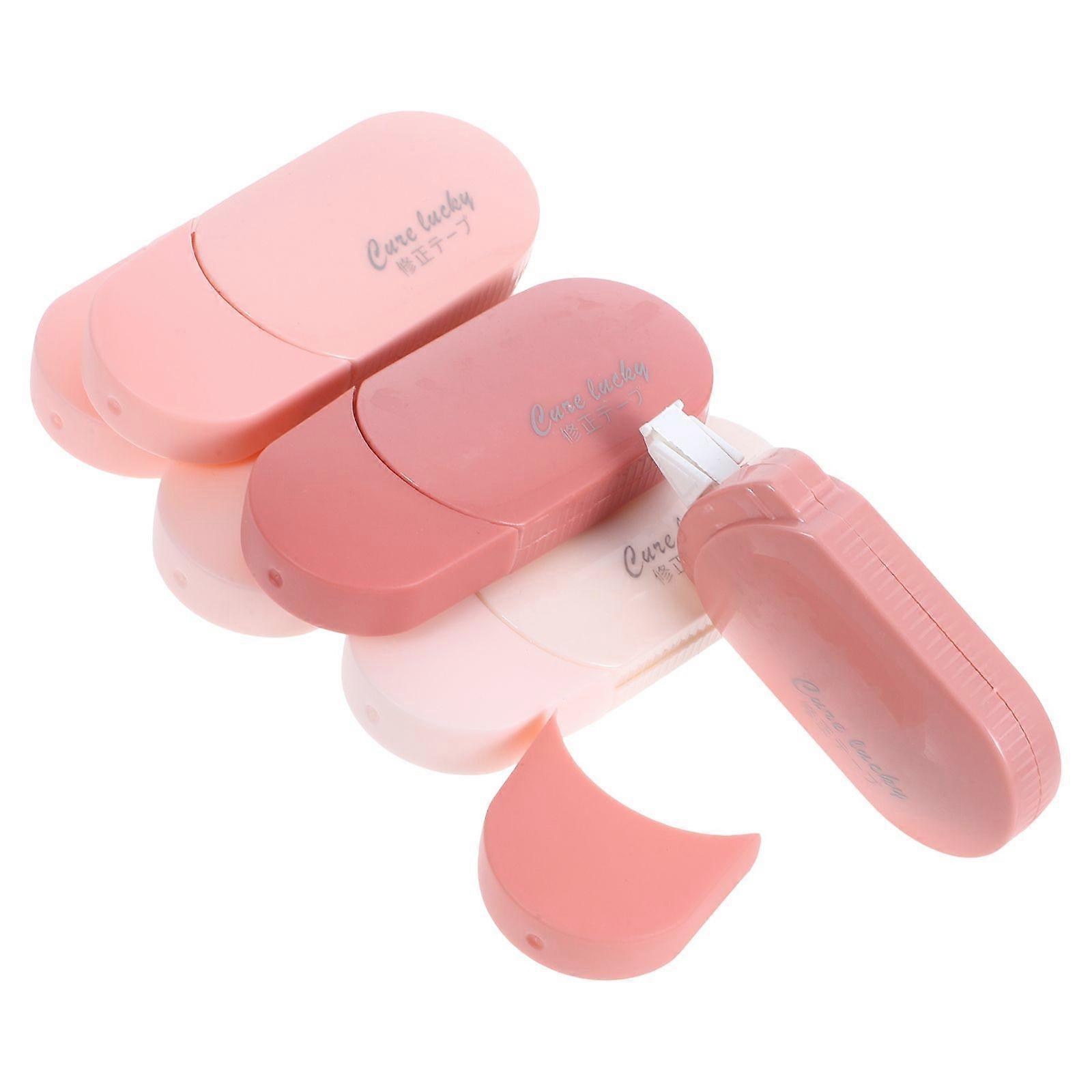 6pcs Portable White Out Tape Whiteout Correction Tape Correction Tape Cute Correction Tape Convenient And Clean Whiteout Tape For Students