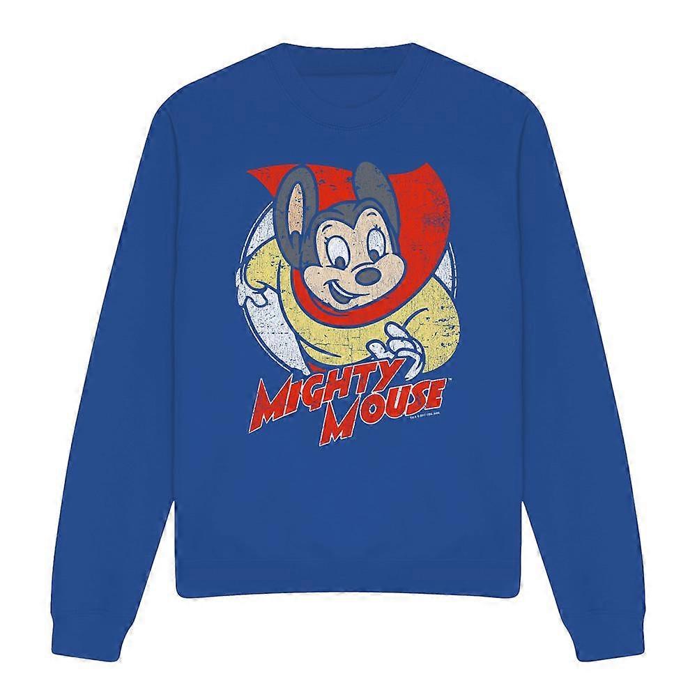 Mighty Mouse Unisex Vuxen Mighty Circle Tröja