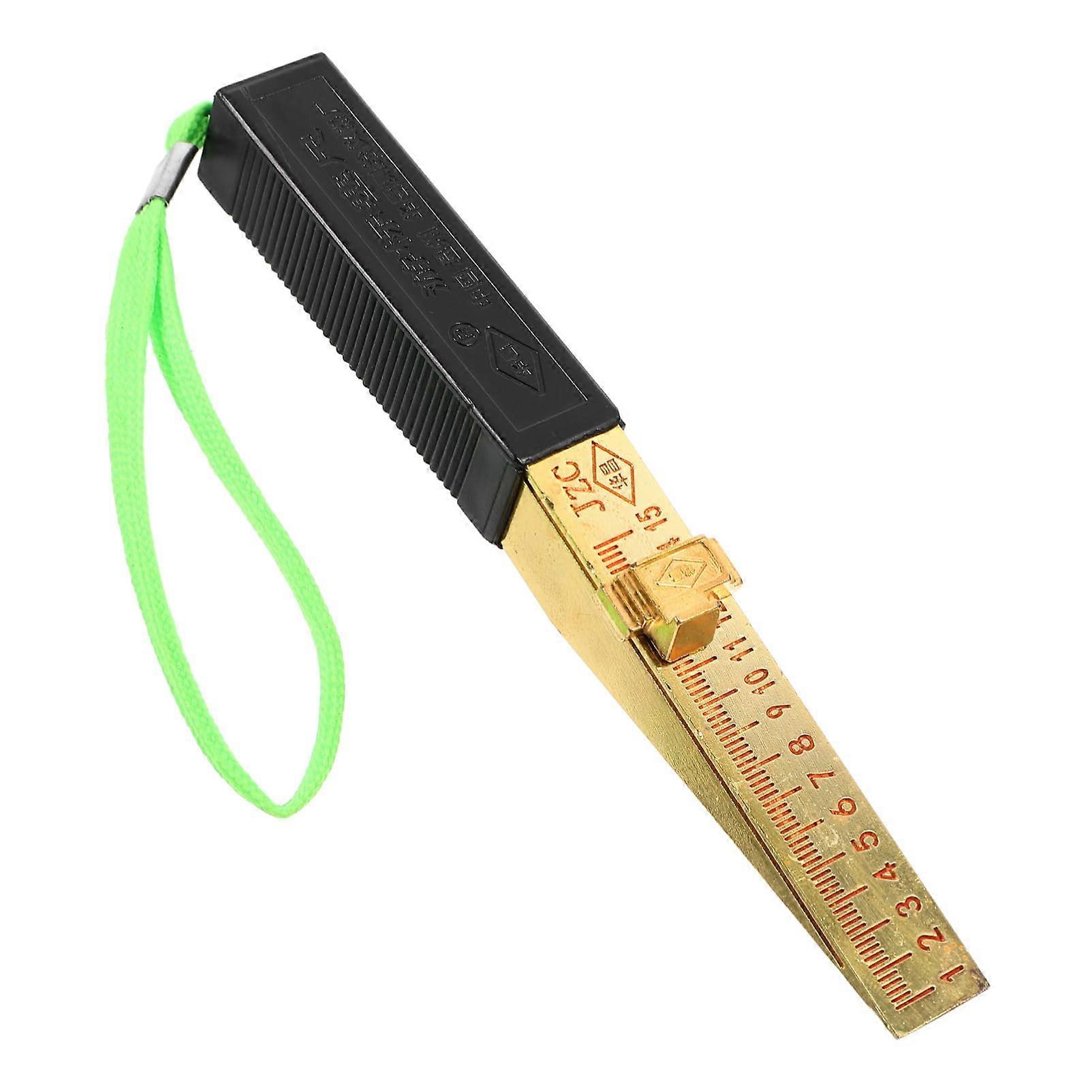 Feeler Gauge Gap Tool Curved Feeler Flatness Gauge Angle Ruler Construction and Inspection Tool Set of 5