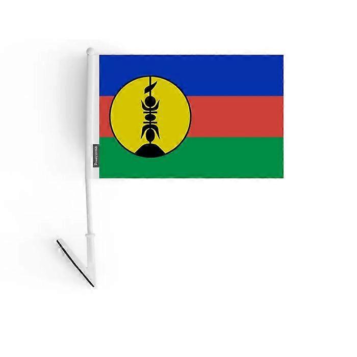 Adhesive Flag – New Caledonia – 14 x 21 cm – Flexible Polyester – Easy to Stick – 1 piece