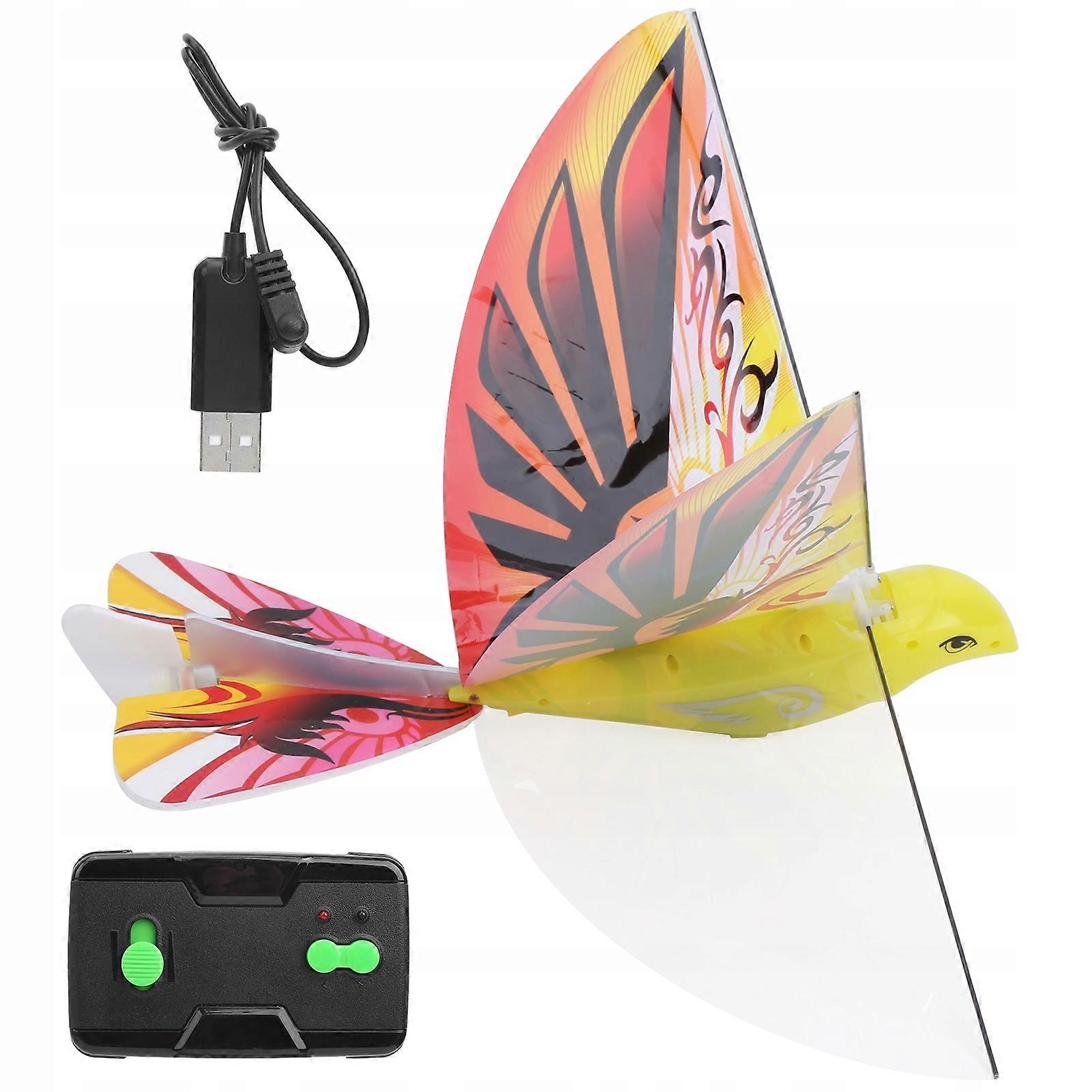 Flying Bird Airplane Remote Controlled Rc Led 21 X 27 Cm