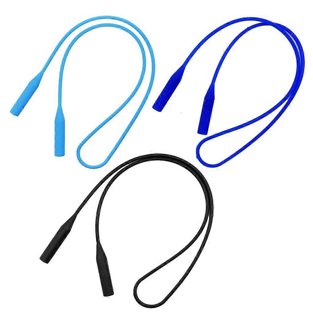 3 X Silikon Boyun Kordonu Kordon Gözlük Askısı Tutucu