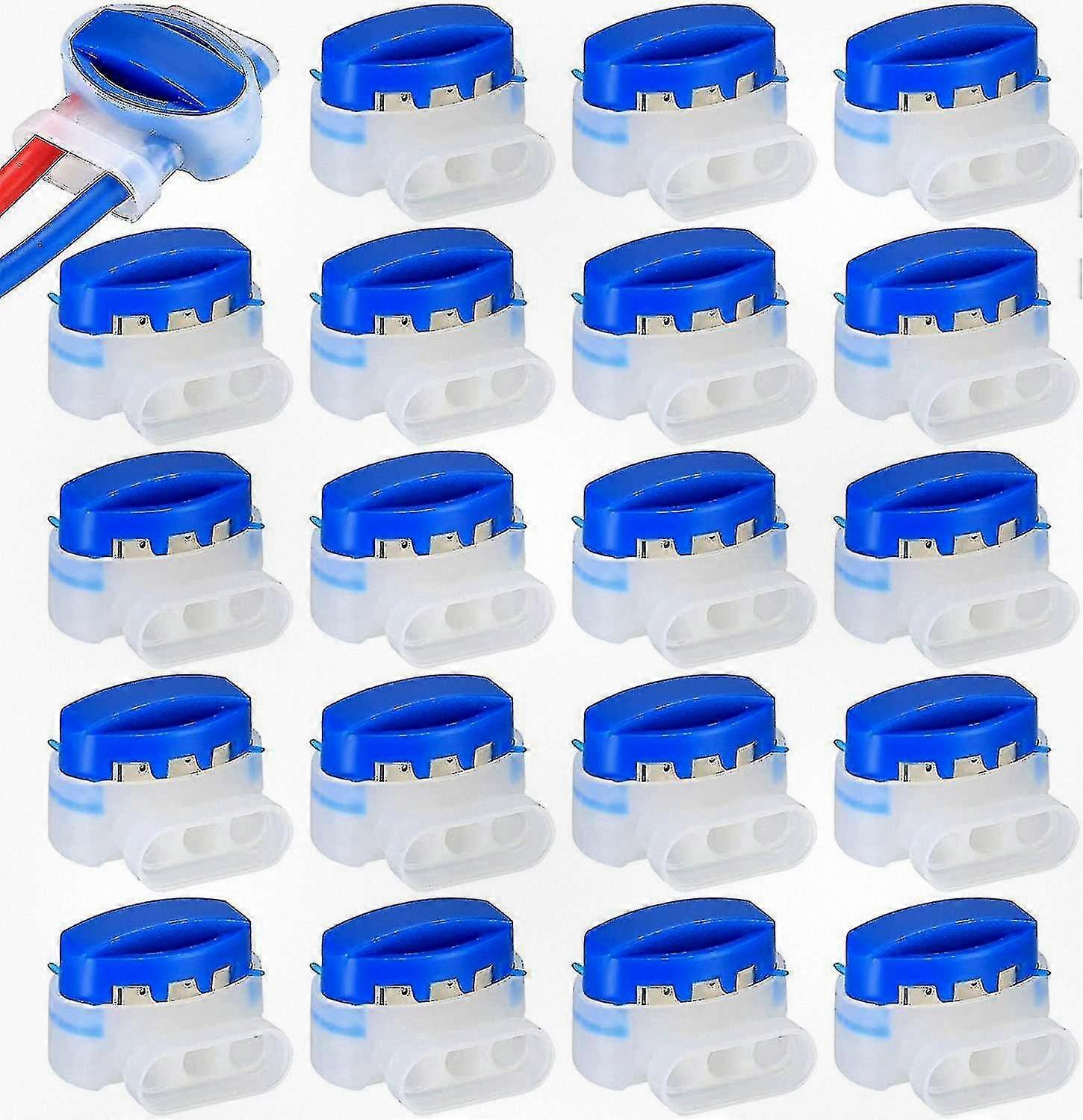 30 Pieces Robot Lawn Mower Cable Connectors, Compatible with Various Robotic Perimeter Cables