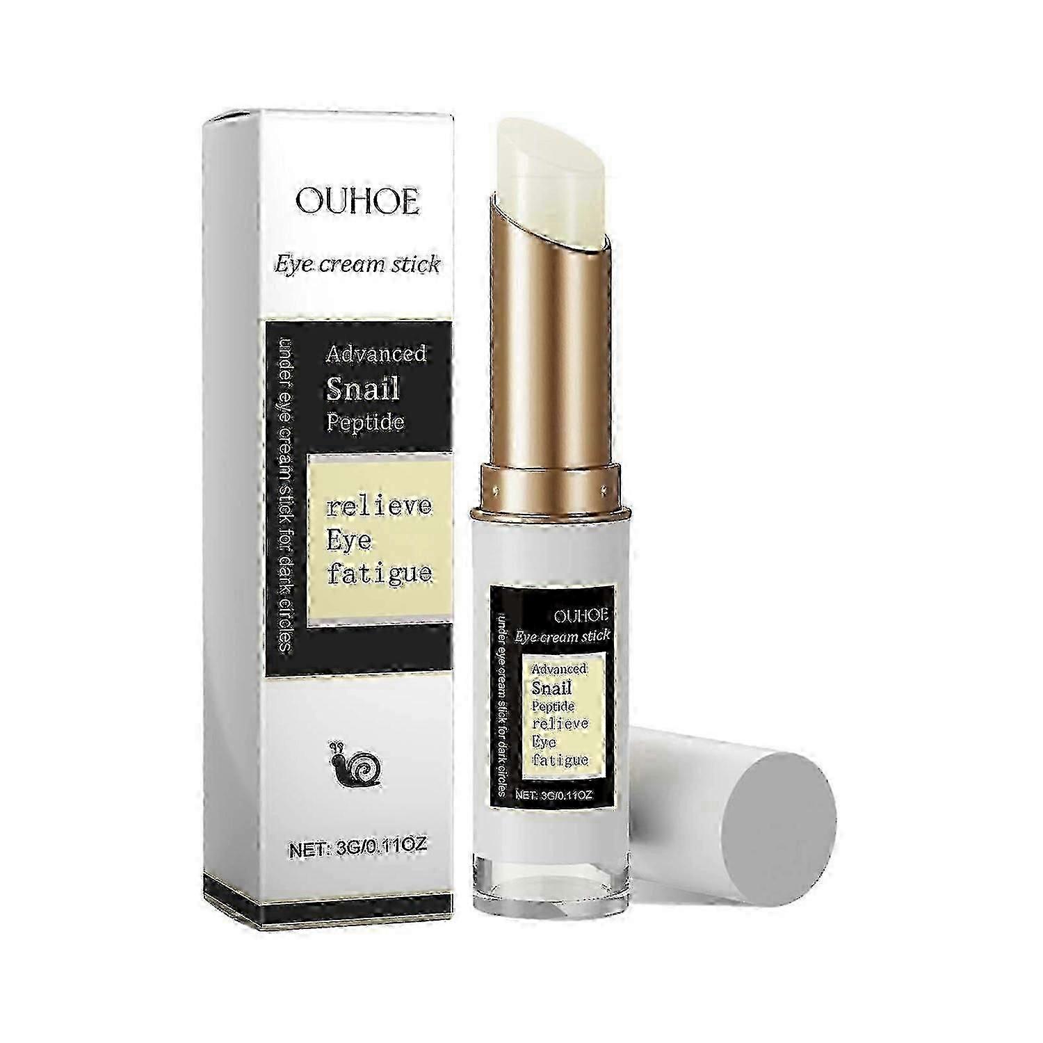 OUHOE Eye Cream Stick, Lighten Dark Circles And Fine Lines Moisturizing Eye Anti-Wrinkle Firming Eye