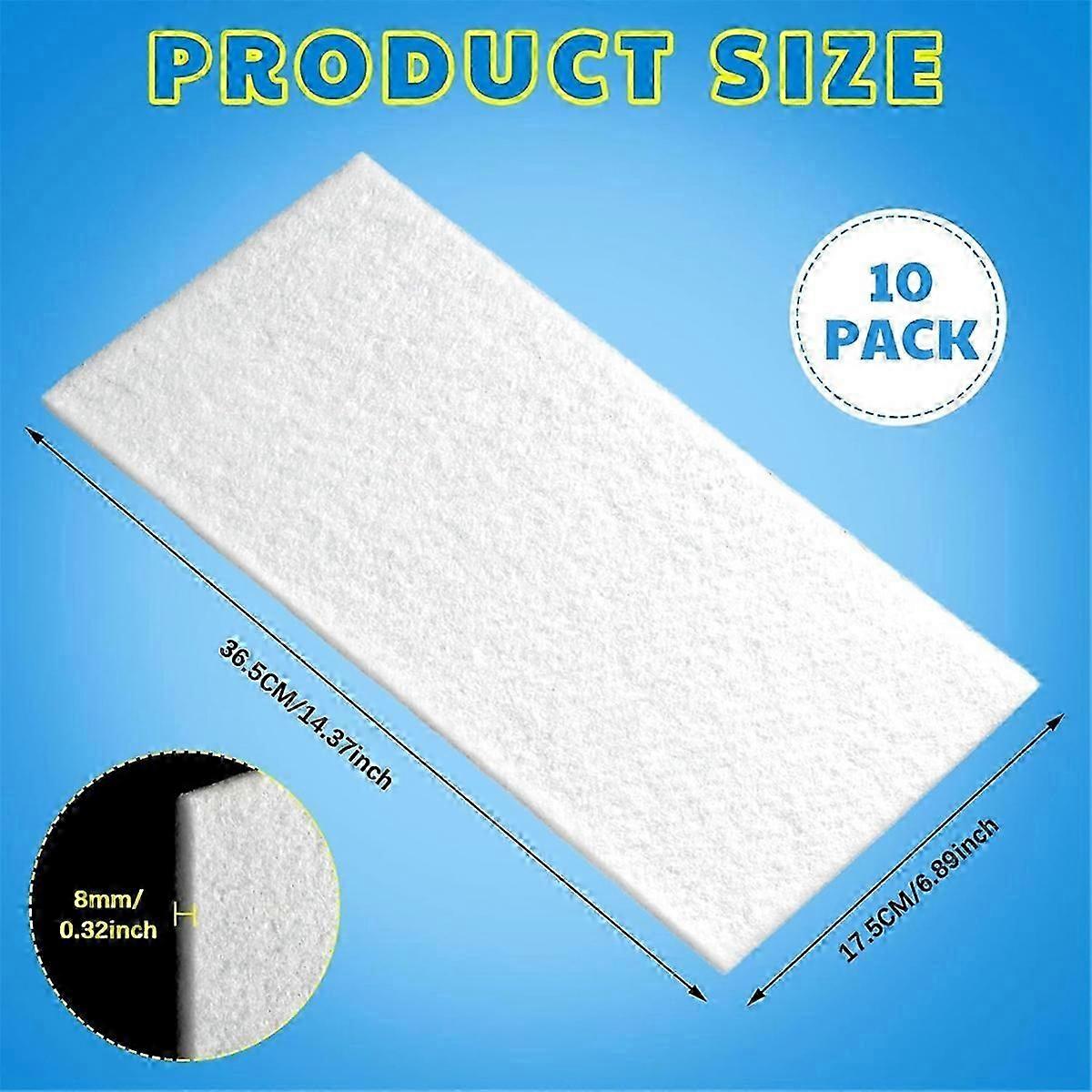 10 Pcs Pre-Filter Cotton Replacement for Soldering Fume Extractor 14.4inch X 6.9inch Filter Refills