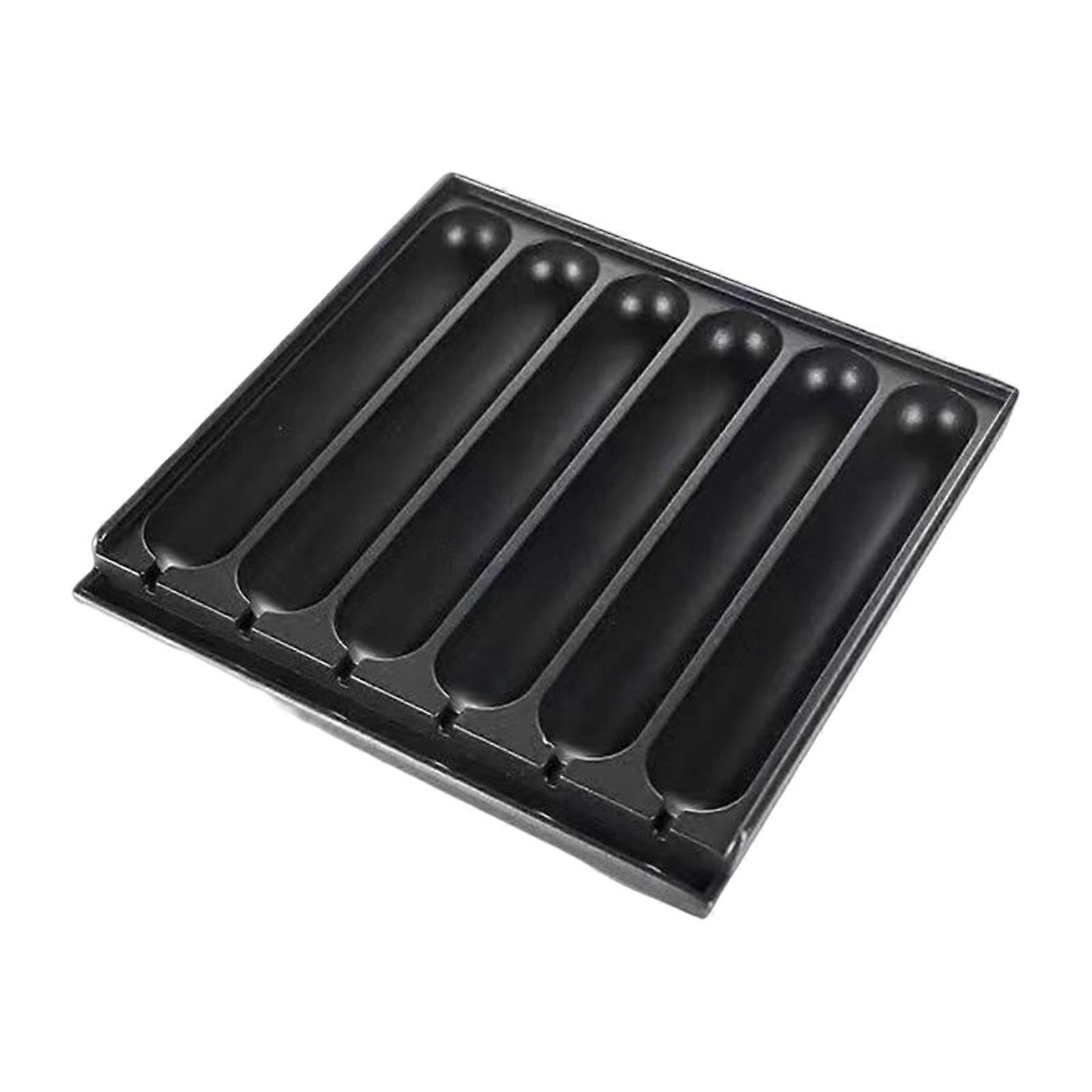 Corn maker DIY 6 Grids Sausage Grilling Pan for Outdoor Kitchen Baking