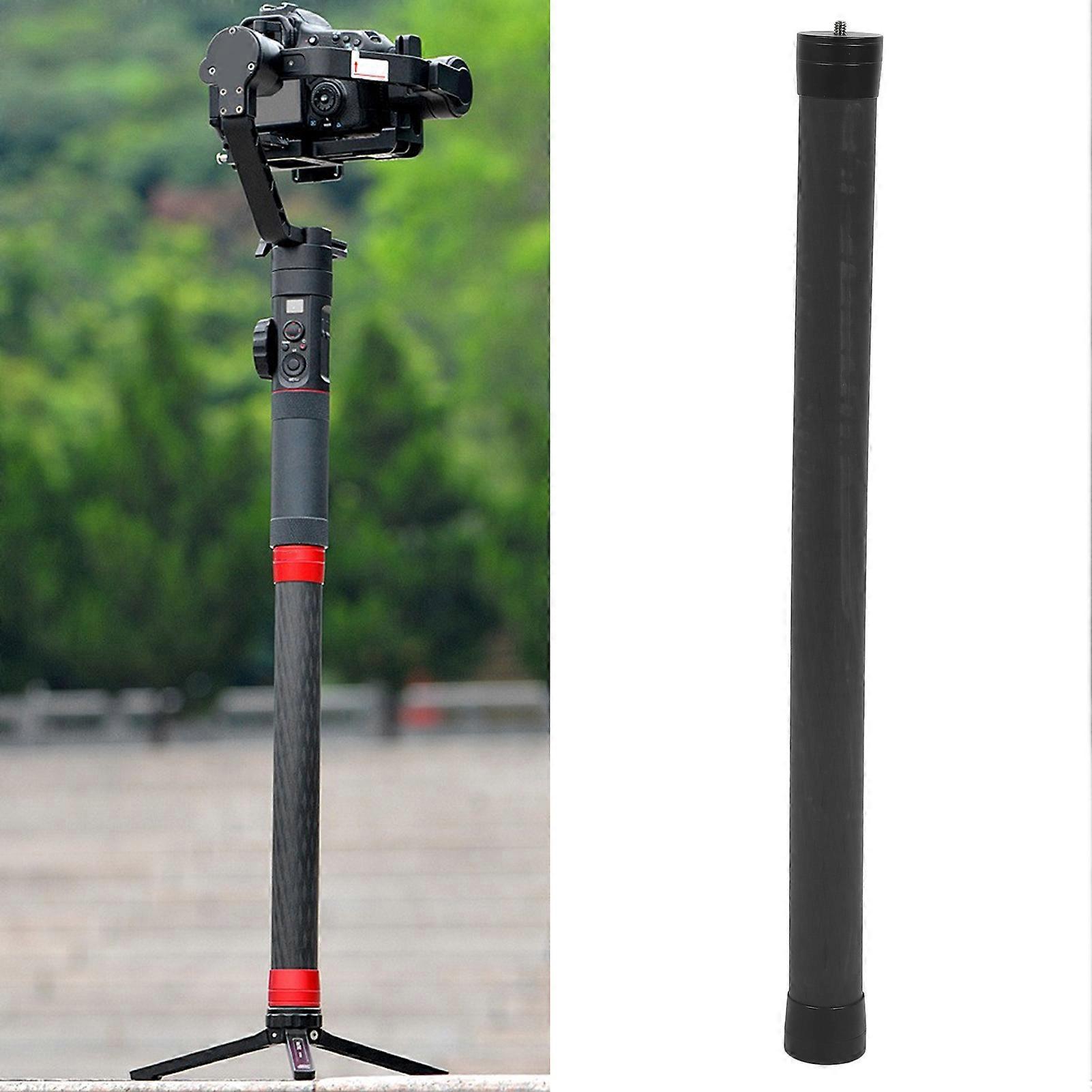 Stabilizer Extension Rod 49cm Selfie Stick Compatible for Feiyu for Zhiyun for Ronin Stabilizer with 3/8in 1/4in Thread Handheld Pole 