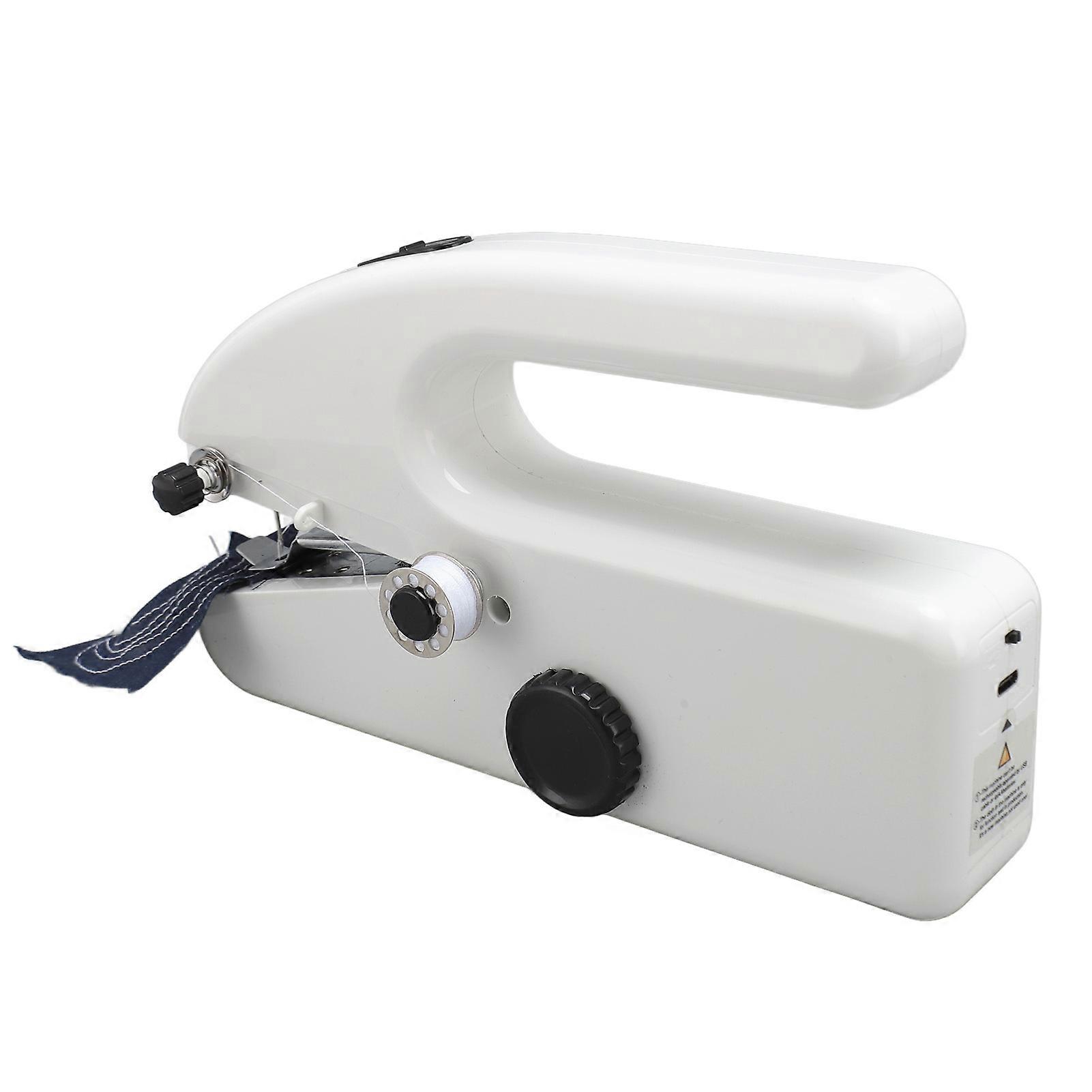 Portable Handheld Sewing Machine USB Multifunctional Mini Electric Handheld Sewing Machine for Beginners and Quick Stitching 
